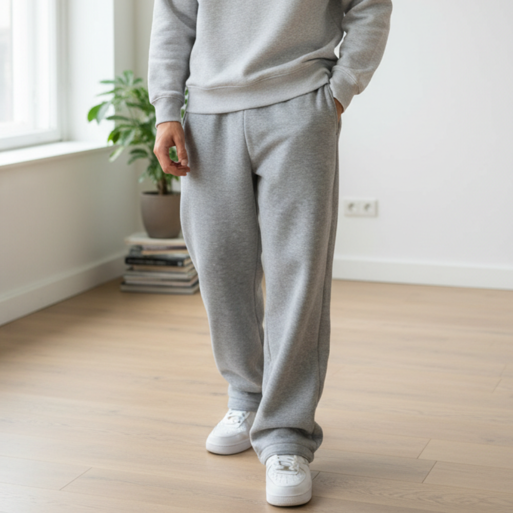 Pantalon Jogging Homme Coupe Droite