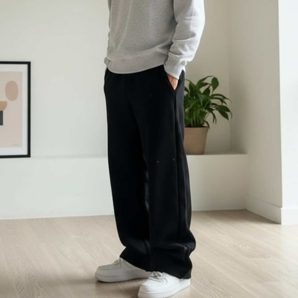 Pantalon Jogging Homme Coupe Droite