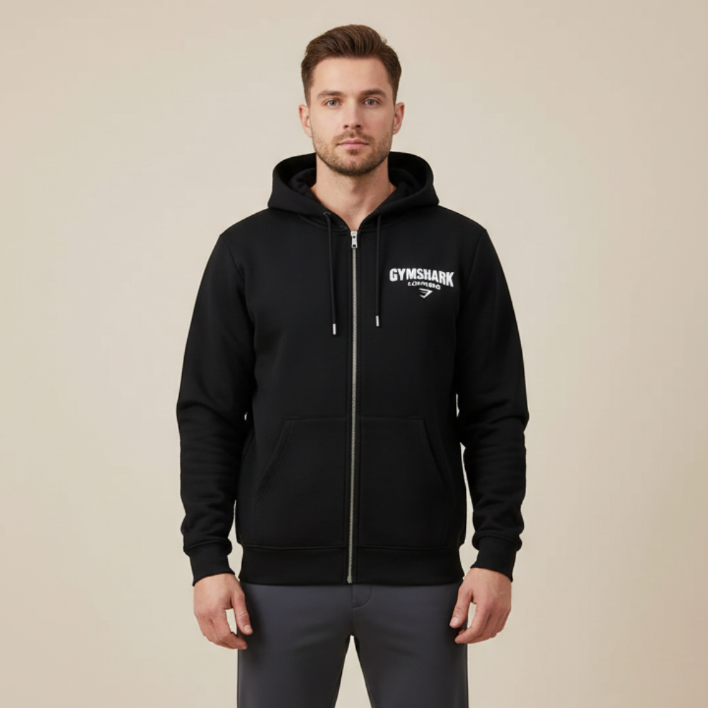 Sweat à Capuche Zippé Homme Streetwear