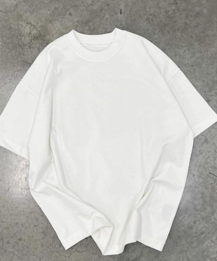 T-shirt Simple Oversize 100% Coton