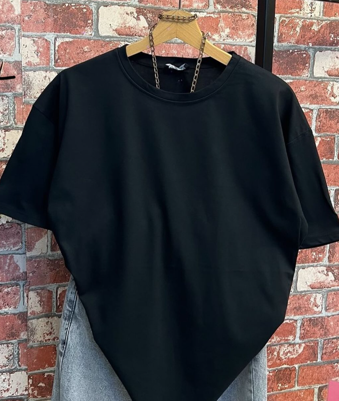 T-shirt Simple Oversize 100% Coton